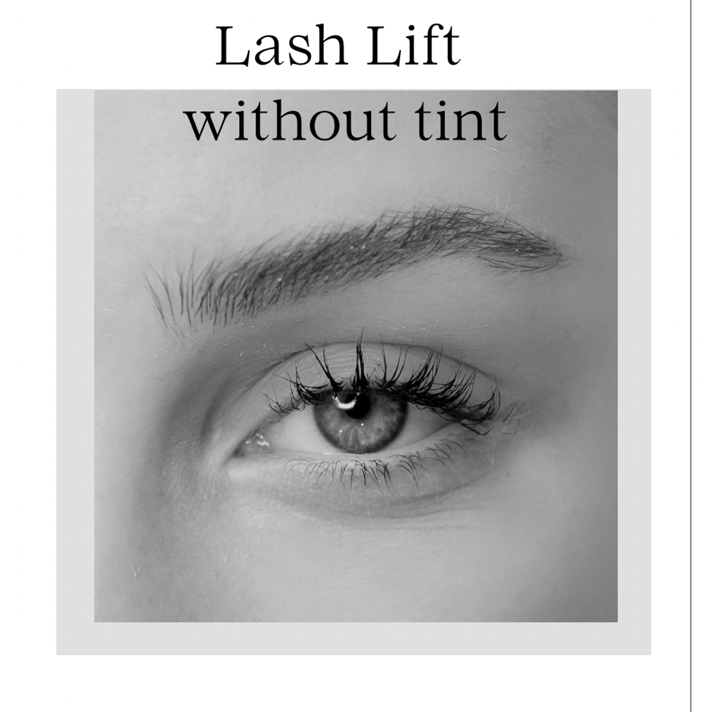 Lash Lift Without Tint