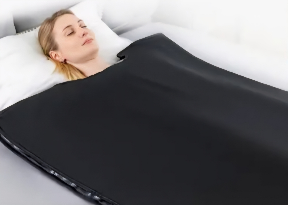 Sauna Session with Red Light