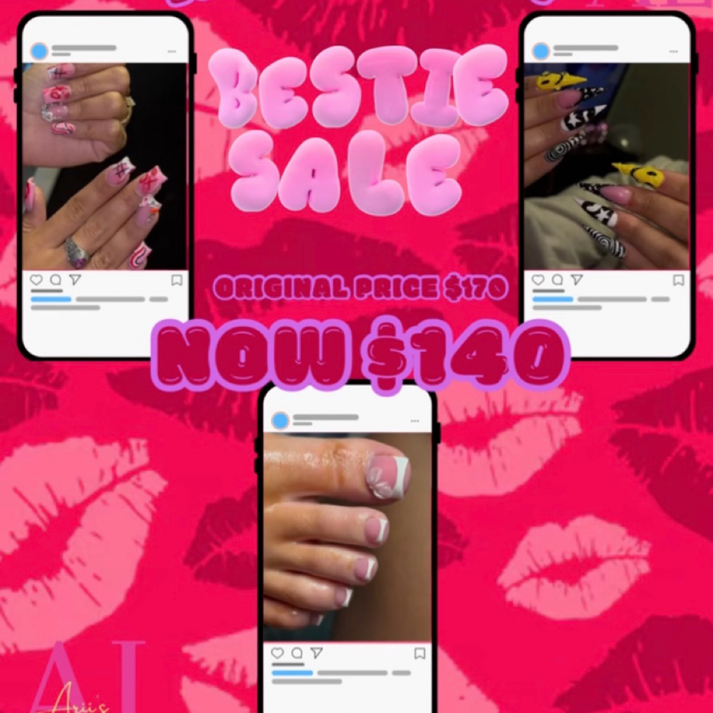 Valentines Bestie Sale at Queendom’s Beauty Lab in Melbourne, FL