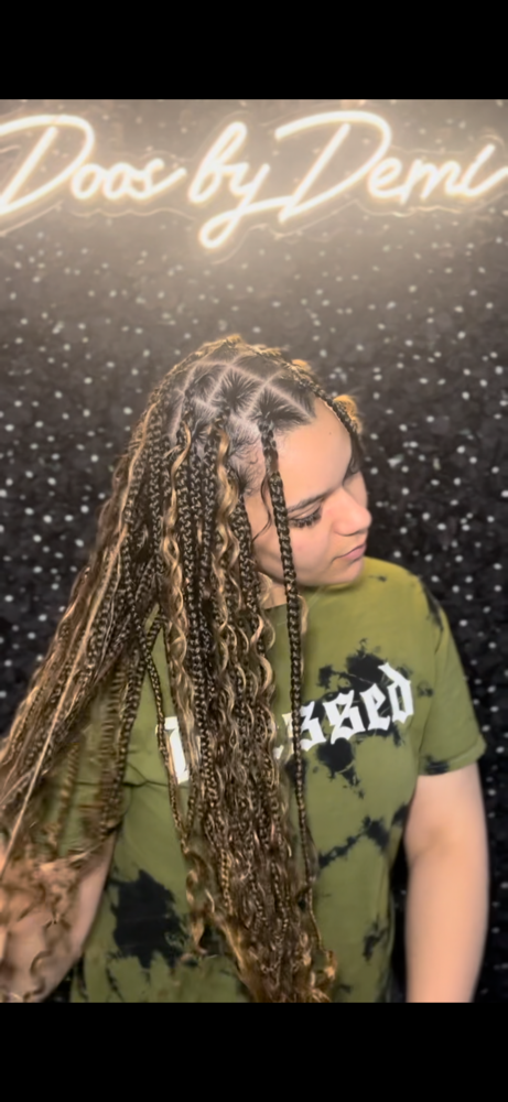 Knotless Boho Braids
