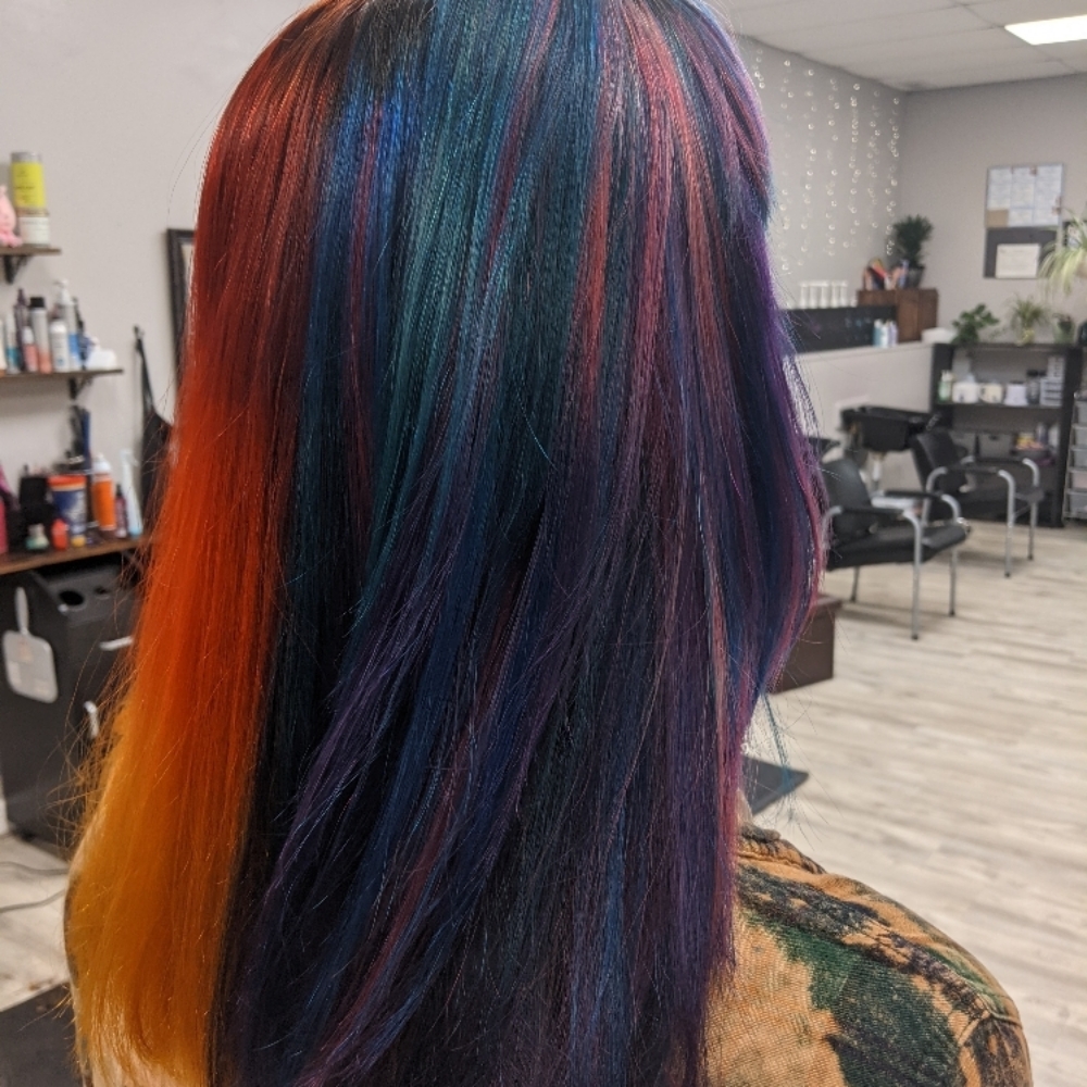 exotic colors at A.M. HAIR in st peters, MO