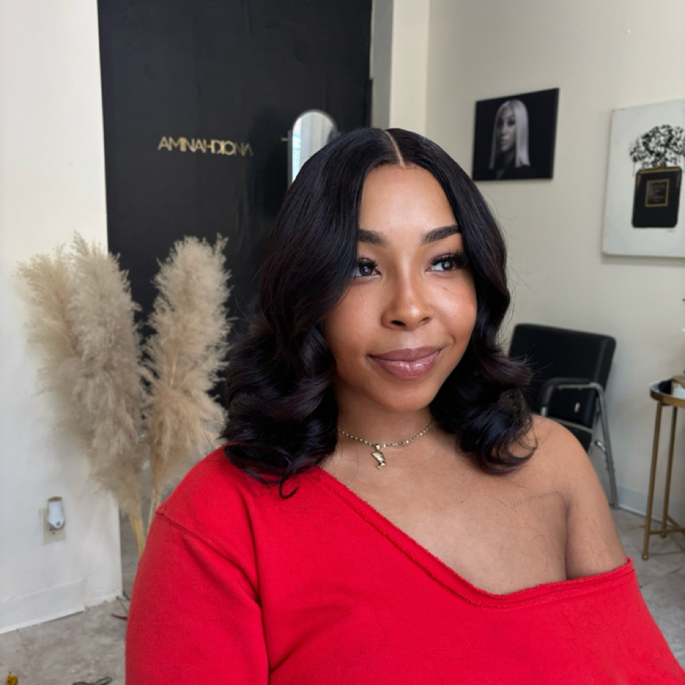Closure Wig Install at Aminah Diona Beauty Studio in Pittsburgh, PA