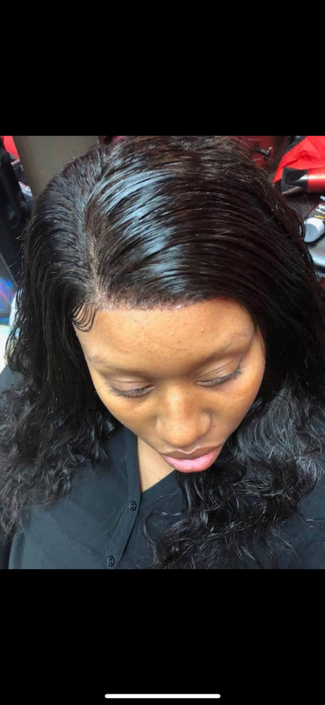 Lace front full weave instal install