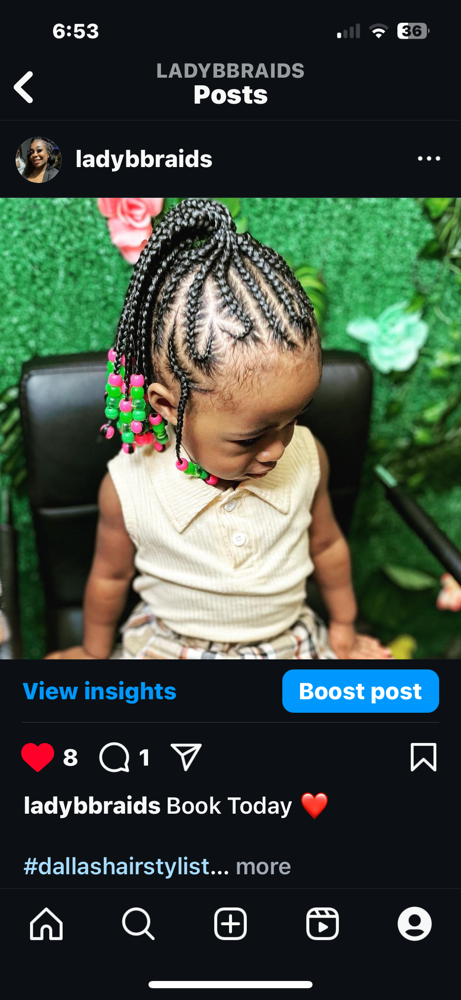 Kids French Braids
