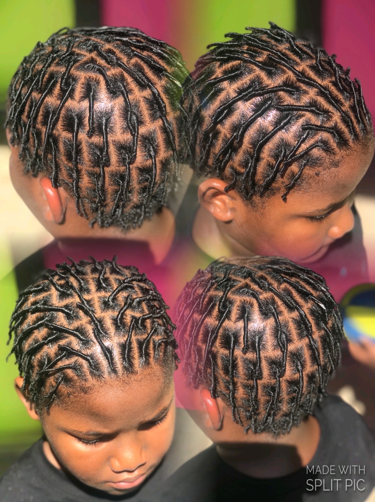 Kid Starter Locs *short Hair
