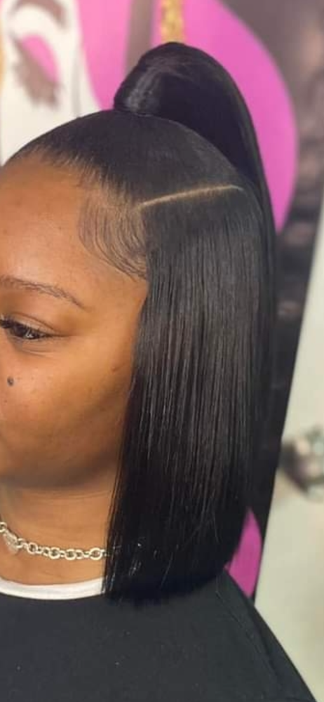 Half Up/Half Down Quickweave