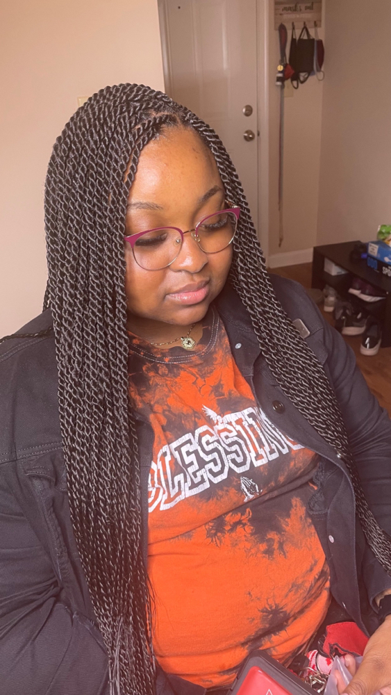 Smedium Senegalese at Hair By J. Lex in Eutawville, SC