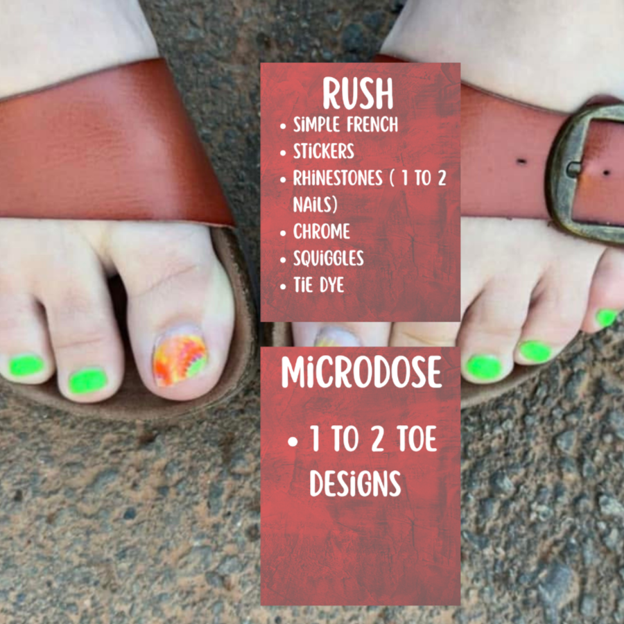 Gel Waterless Pedicure at The Gloss Junkie in Mooresville, NC