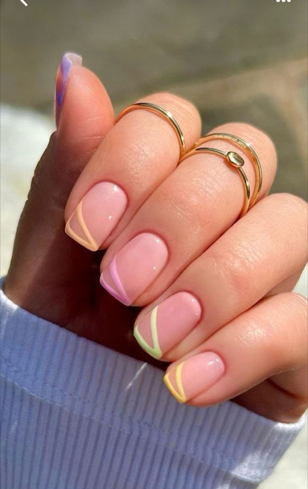Natural Nails Reg.Gel Simple Design