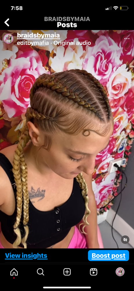 4 Feed-in Braids