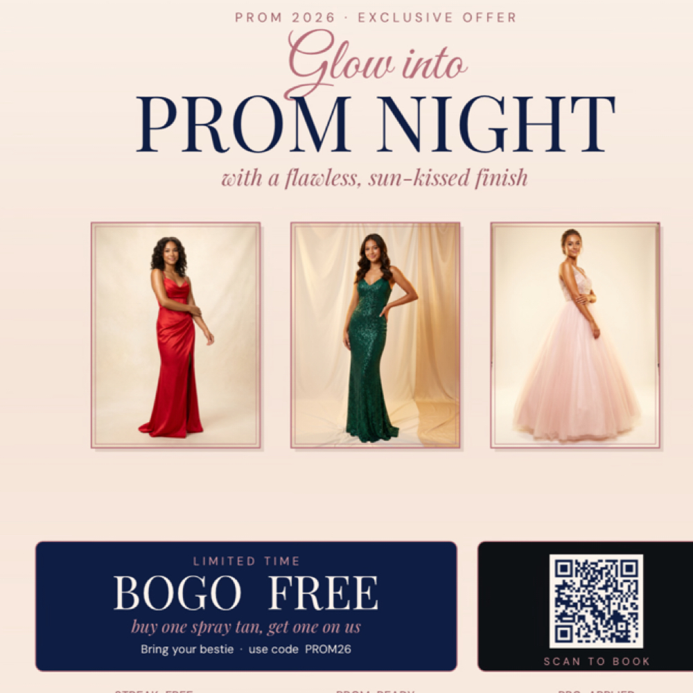 PROM BOGO SPRAY TAN SPECIAL at Executive Glow, LLC in Sacramento, CA