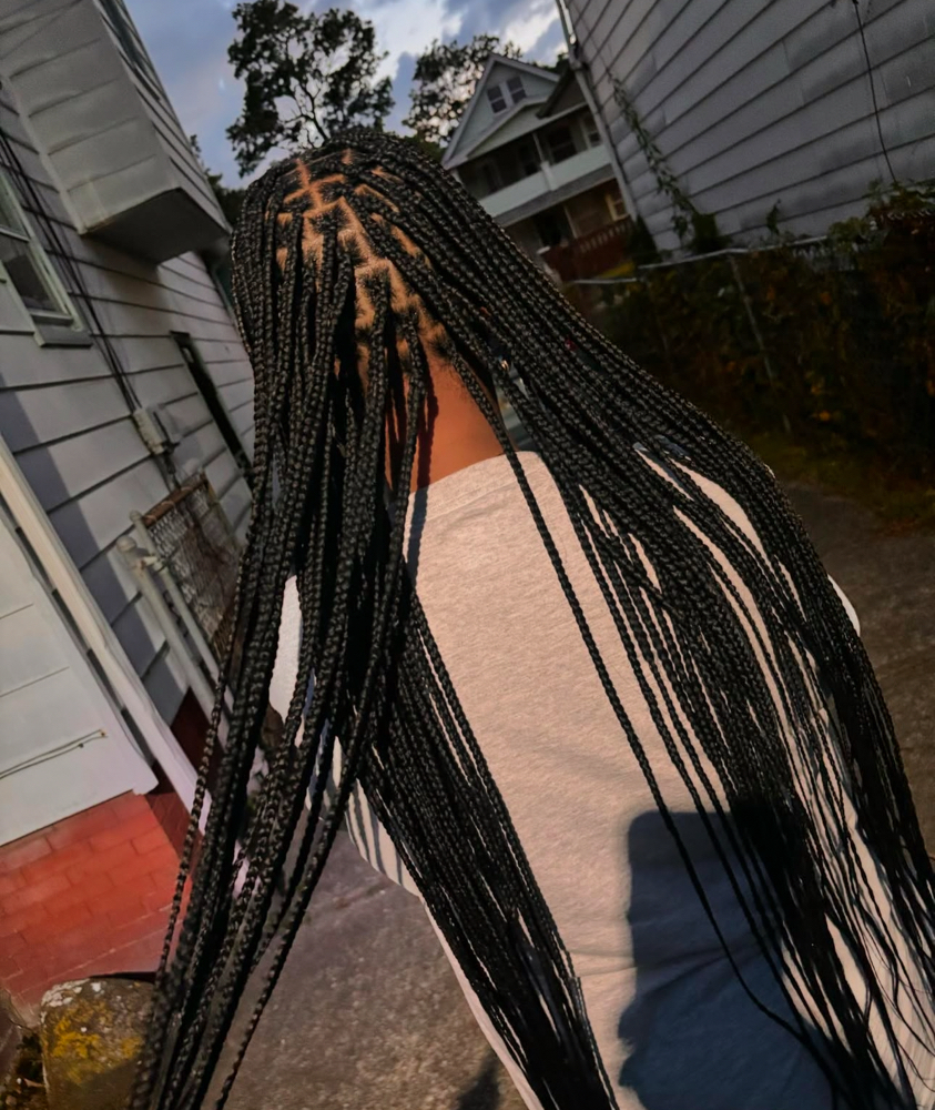 Small Knotless Braids