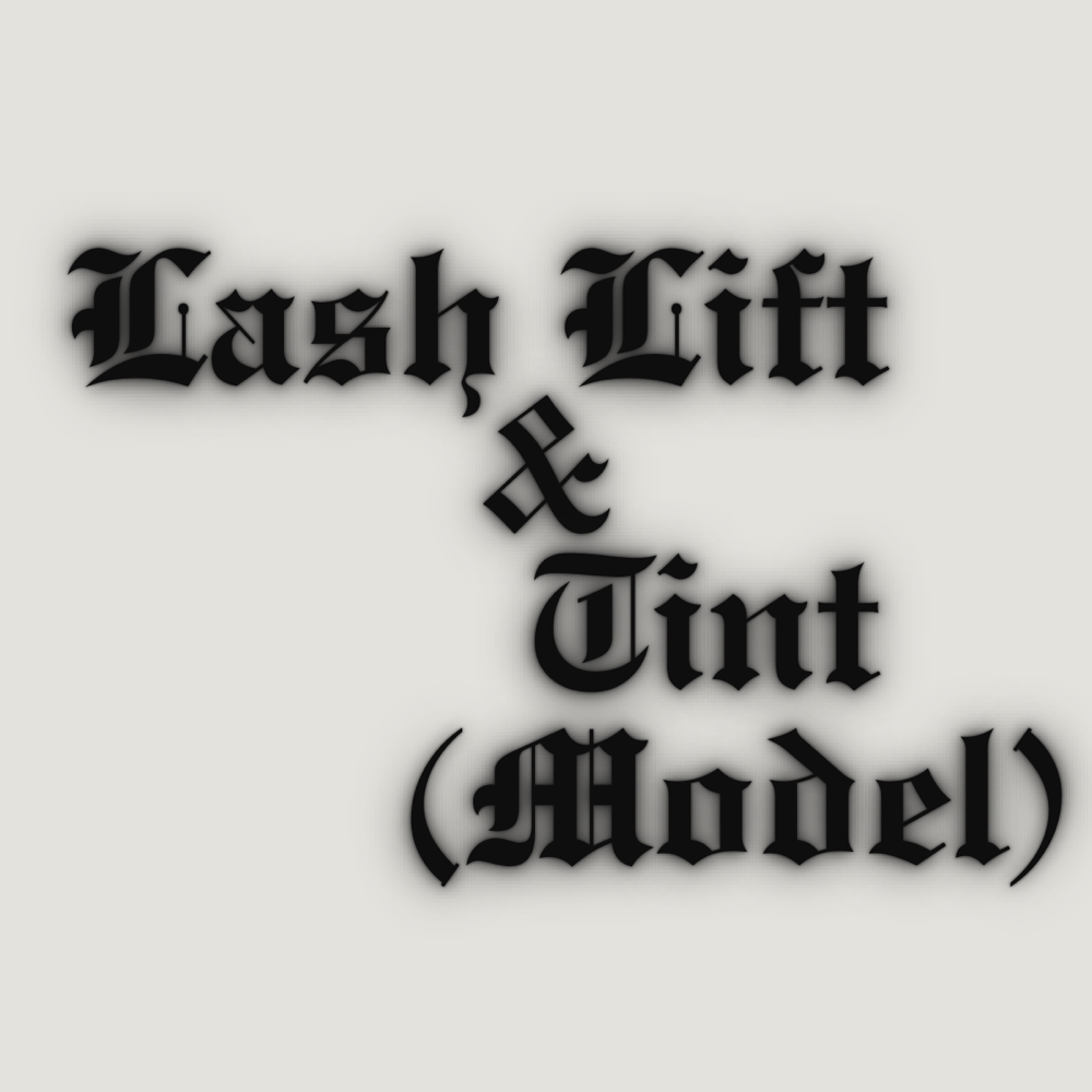 Lash lift and tint (model)