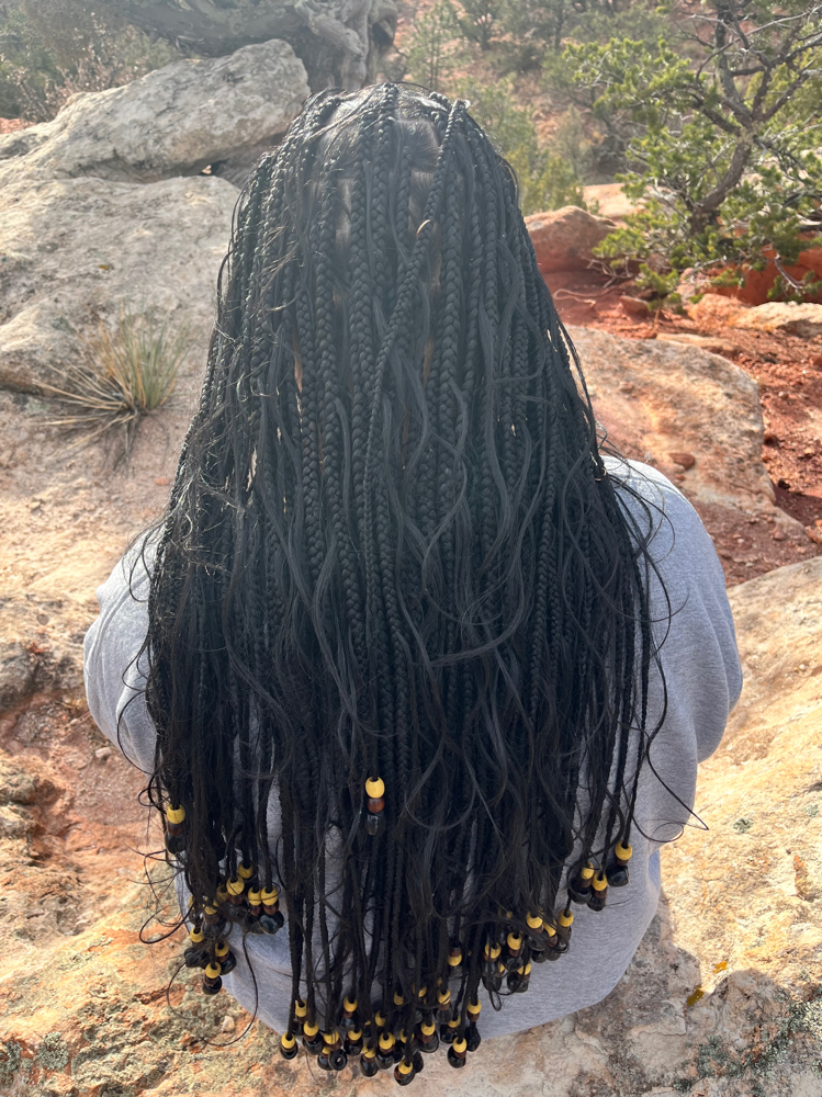 Boho Knotless/ box Braids at Golden Combs in Fountain, CO