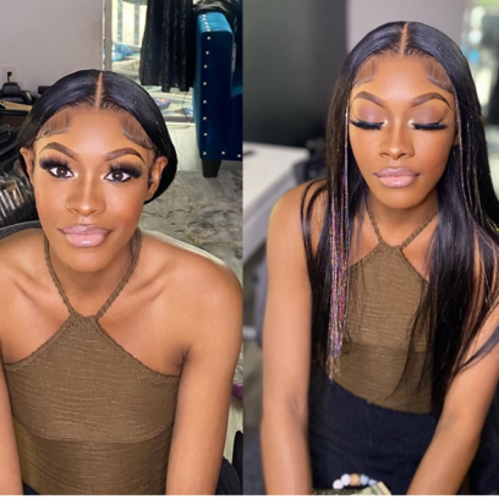 Wig Install + Soft Glam at Naimafcosmetics .LLC