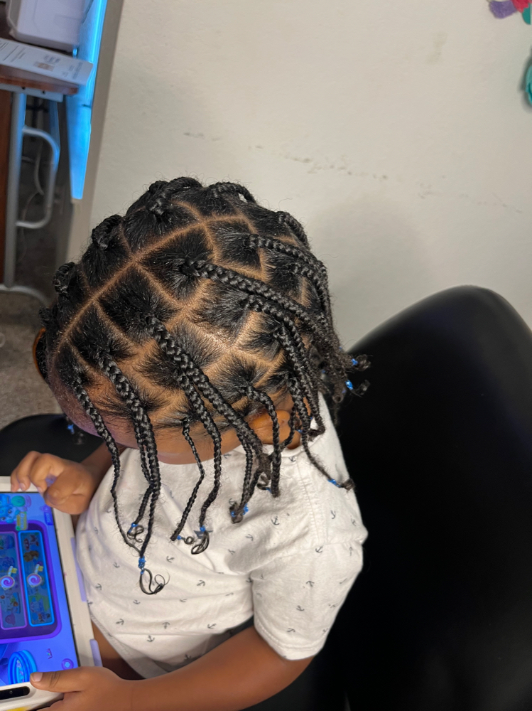 Boys Box Braids (4&Under)