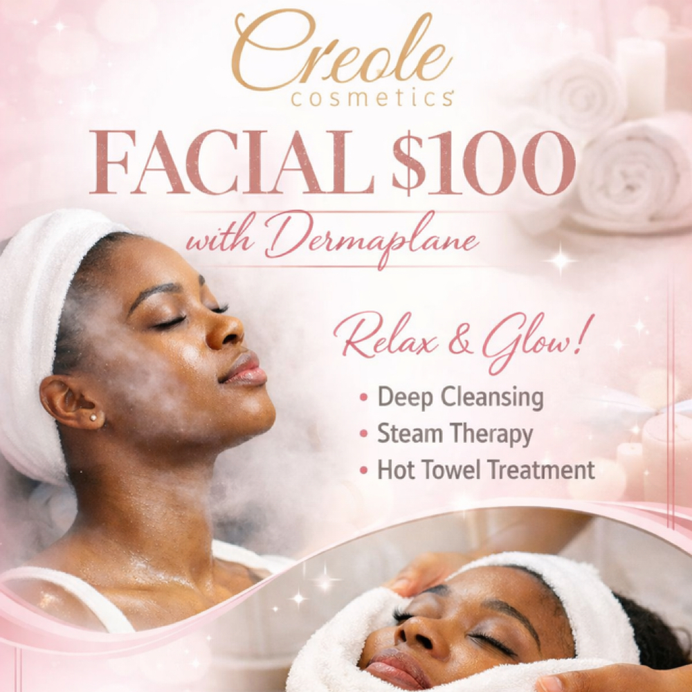 Facial at CREOLE Cosmetics in New Orleans, LA
