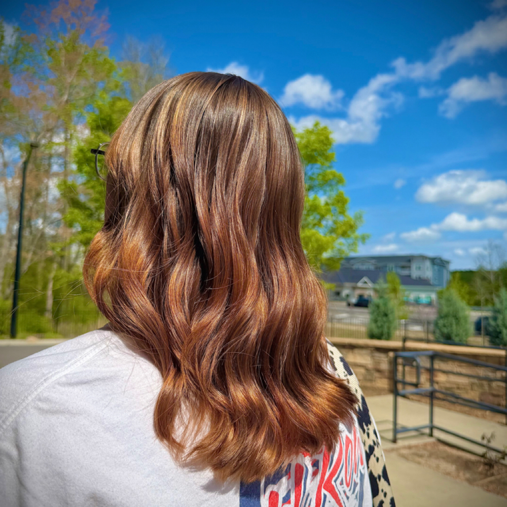 Partial Balayage at North & South Styles by Jordan in Wake Forest, NC
