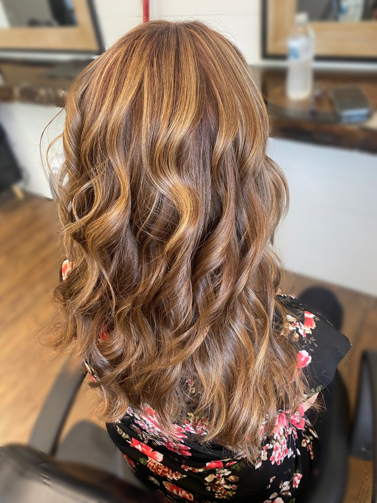 All Over Color With Partial Foil