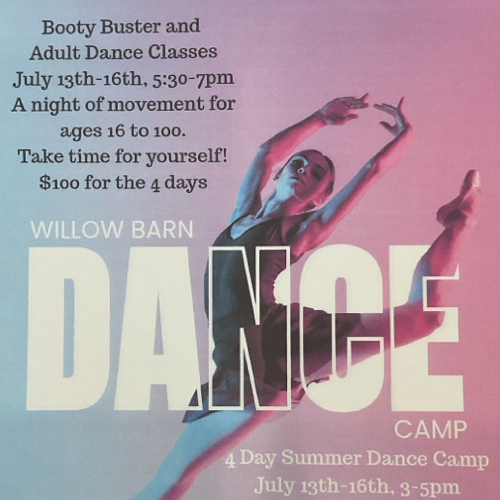 Summer Booty And Dance Class July at Willow Barn in Melba, ID
