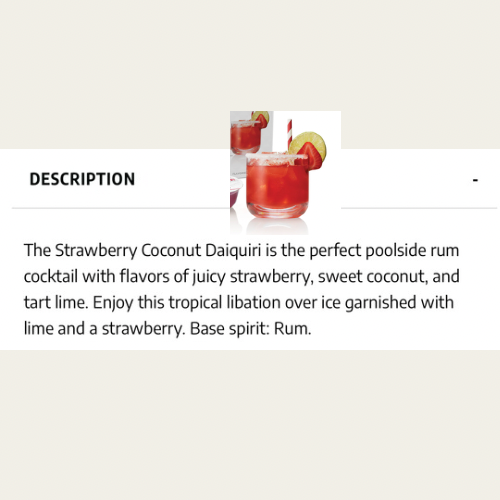 Strawberry Coconut Daiquiri