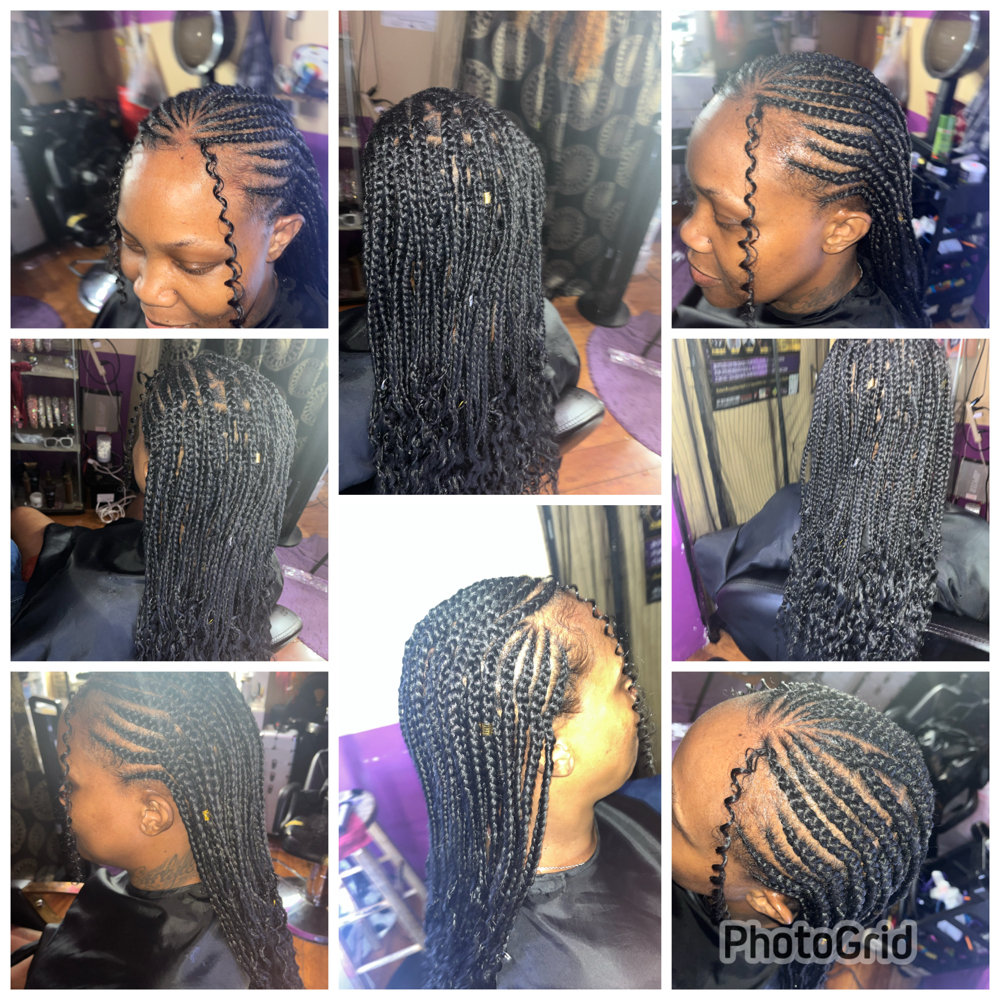 Fulani Cornrow Styles (Starting $$) at Kay’s Touch of Klass Hair & Beauty Studio in Converse, TX