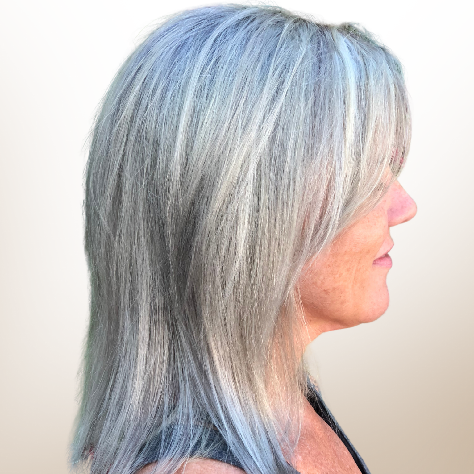 Gray Transition at Hair by Renee Marie in Denver, CO