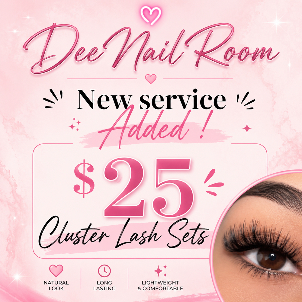 Cluster Lashes at Dee Nail Room in Bayonne, NJ