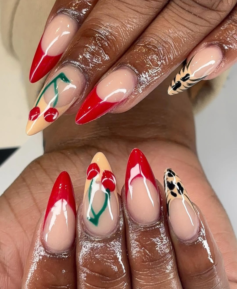 Acrylic Nail Shaping