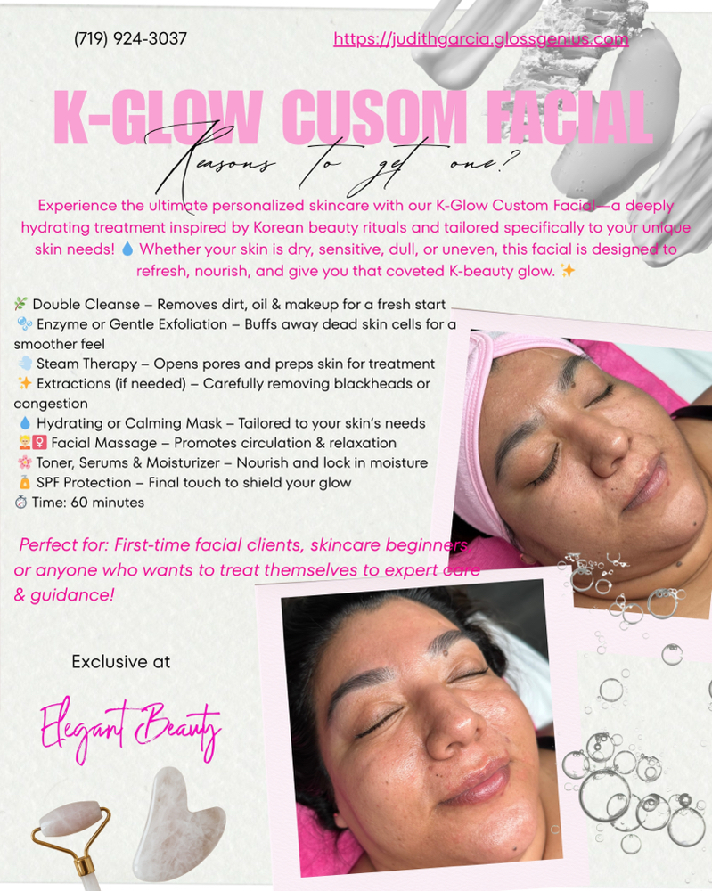✨KGLOW CUSTOM FACIAL:FACIAL  KOREAN