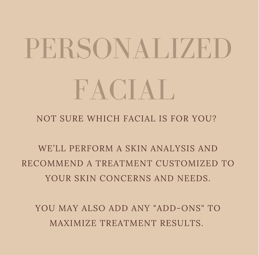 Customize Your Facial