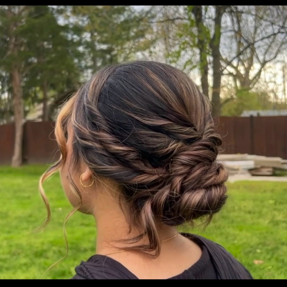 Updo Hairstyling at My Hair Salon in McLean, VA