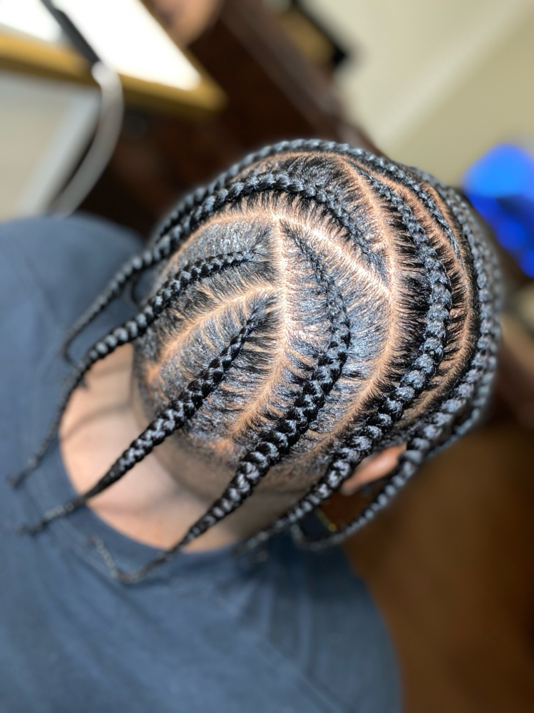 4-8 Cornrow at LUXE HAIR CARE in Mesquite, TX