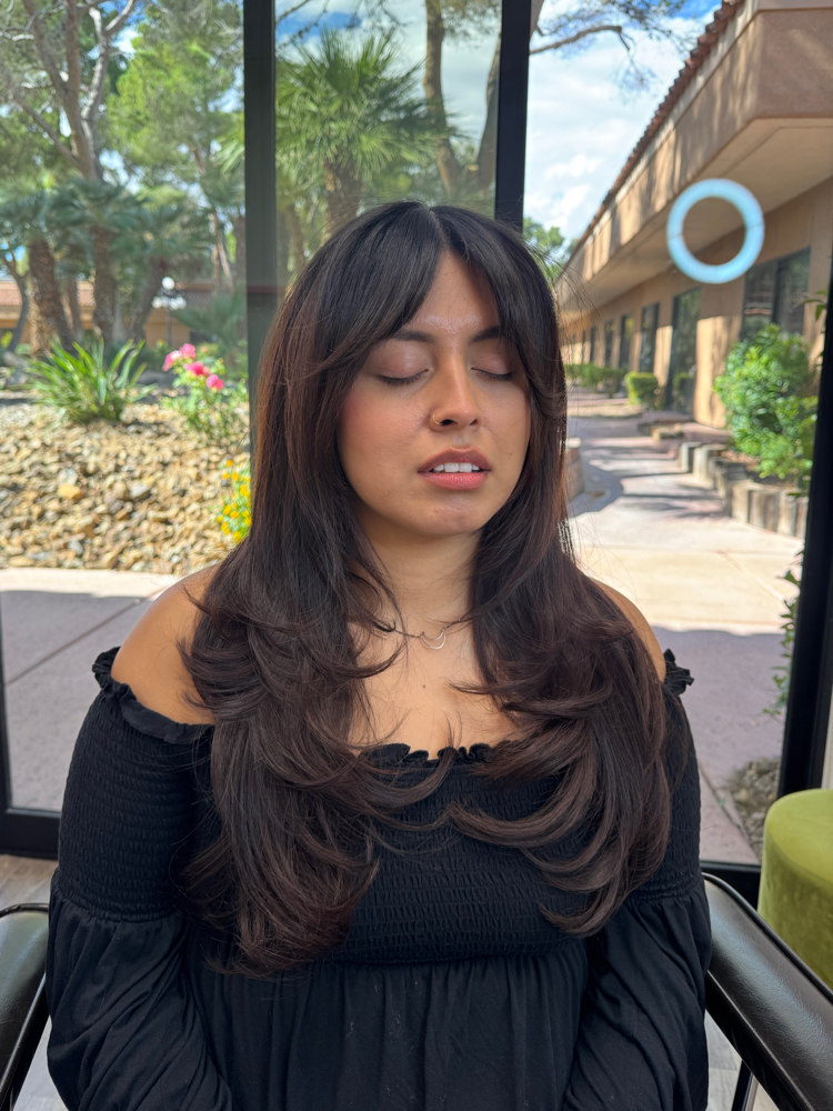 Trim/One Length Haircut