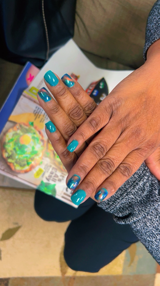 Builder Gel Mani at Clawed by Cookie in Kinder, LA