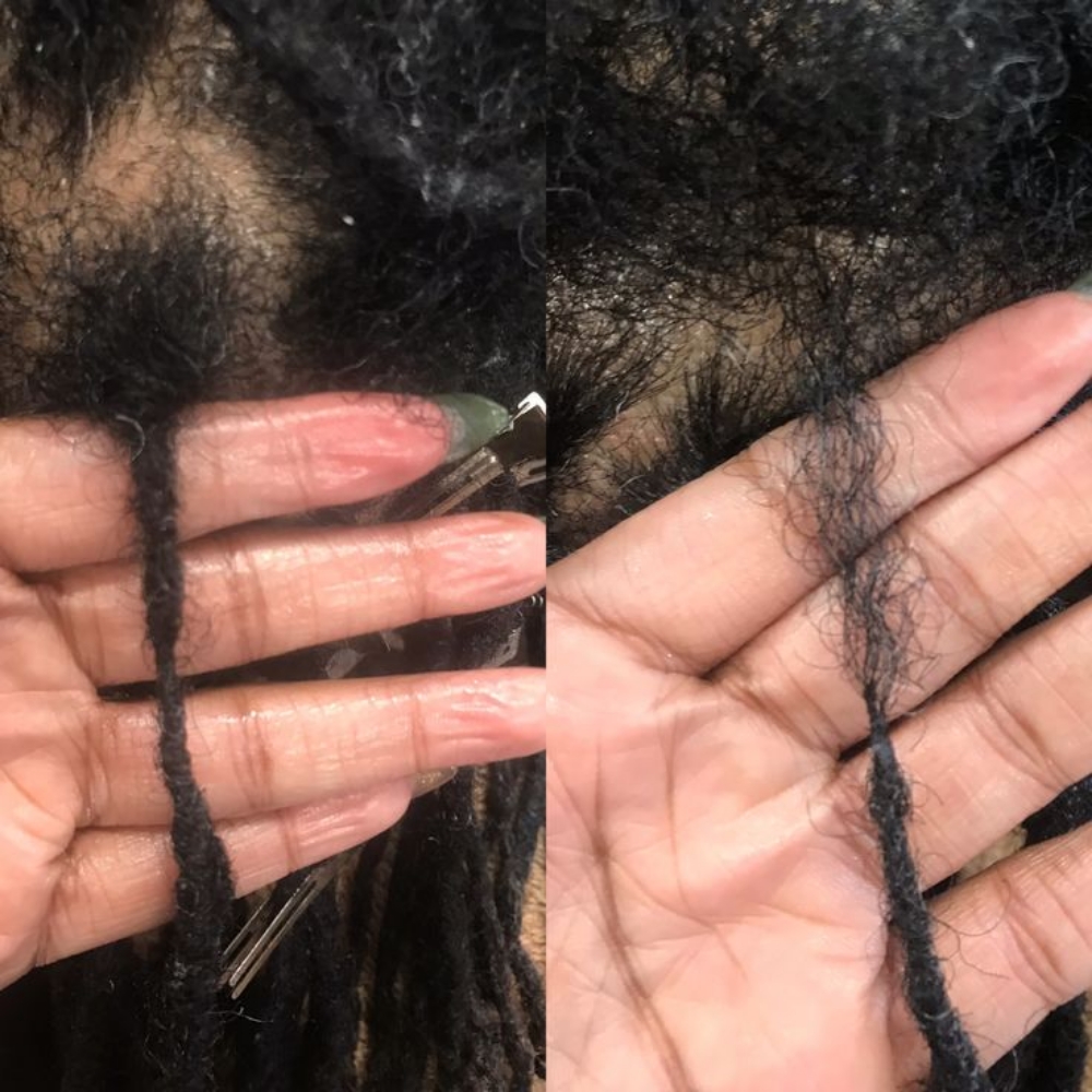 Loc Repair at Billion Hairs Salon in Kansas City, KS