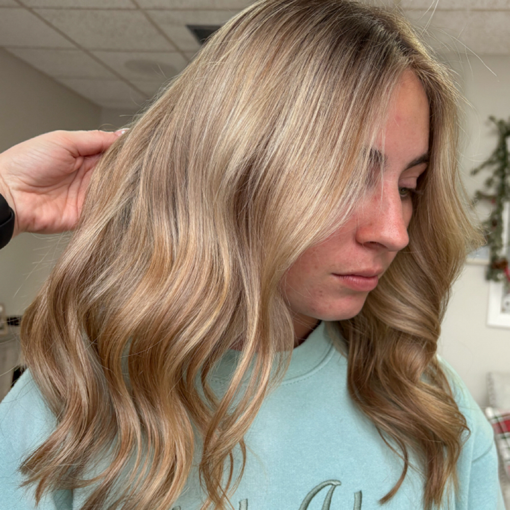 Partial Highlight at Jaclyn Behind the Hair in Johnston, RI