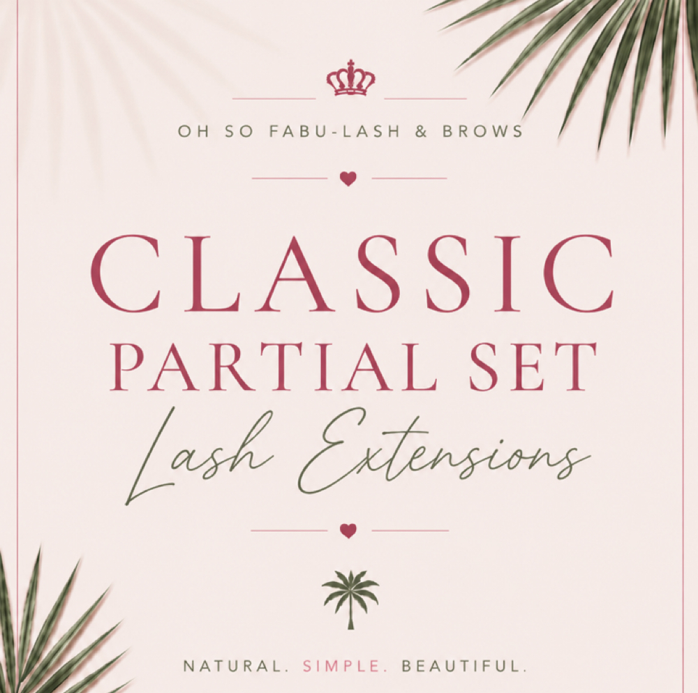 Classic Partial Set at Oh So Fabu-Lash & Brows in Delray Beach, FL
