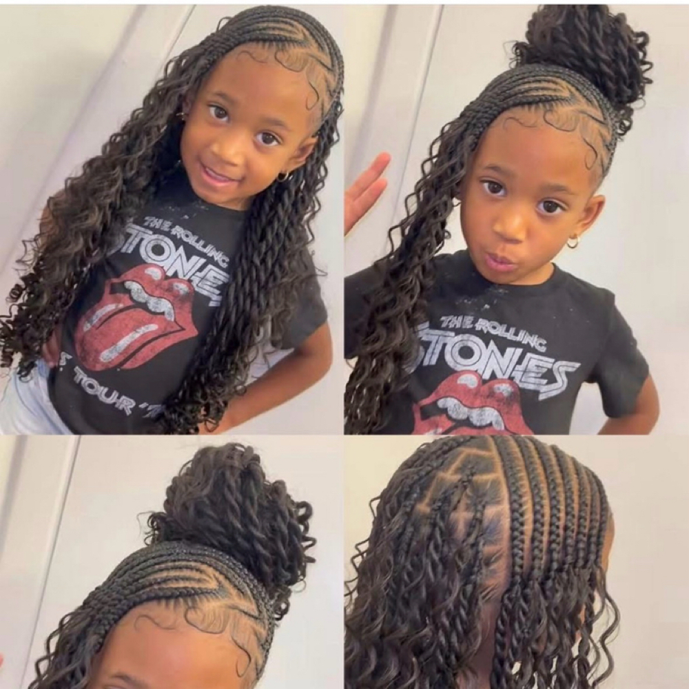 Kids Fulani twist at The Cheesedip Experience in Madison, TN