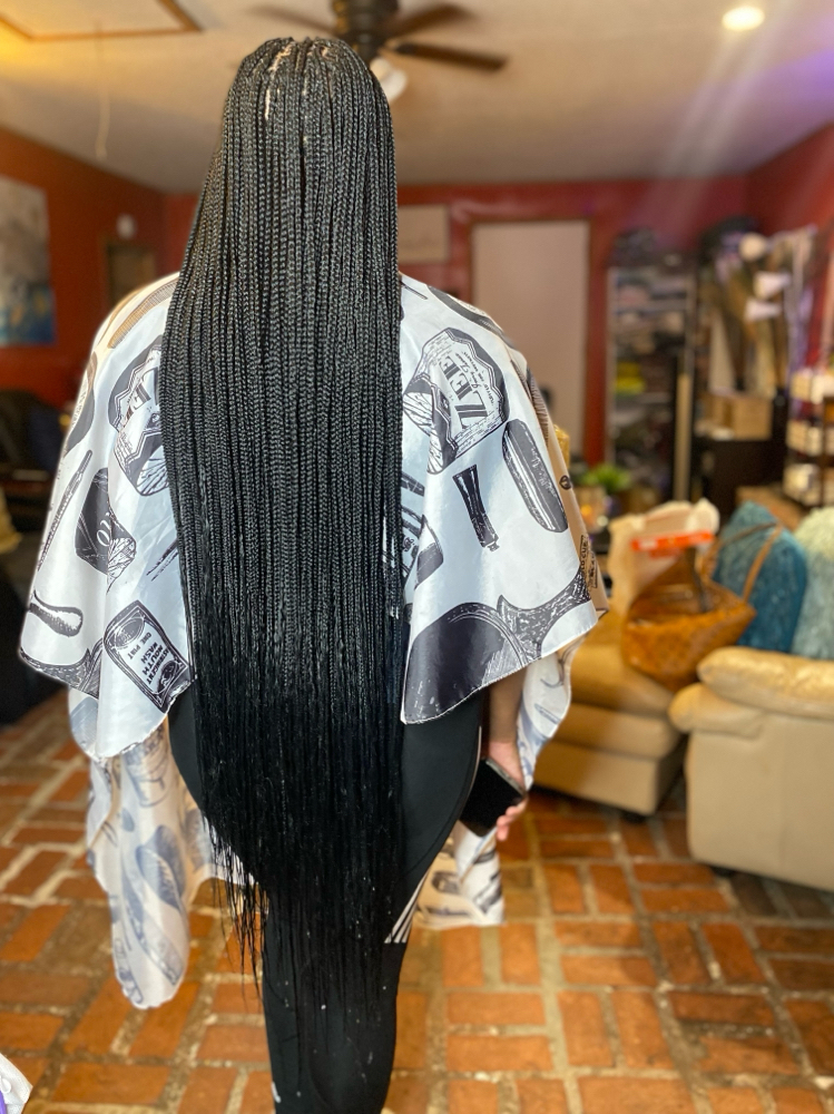 Extra Long Box Braids & Knotless