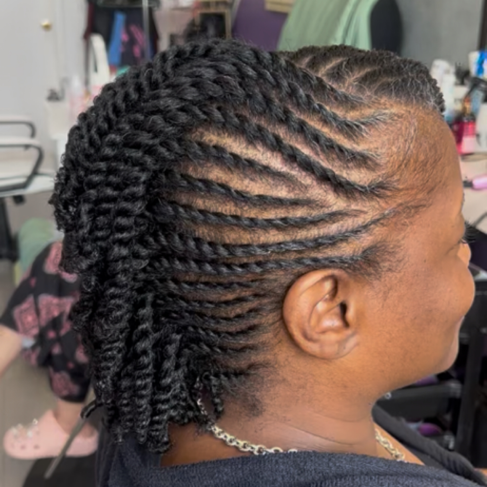 Flat Twist Style at Glo Luxe Beauty in New Rochelle, NY