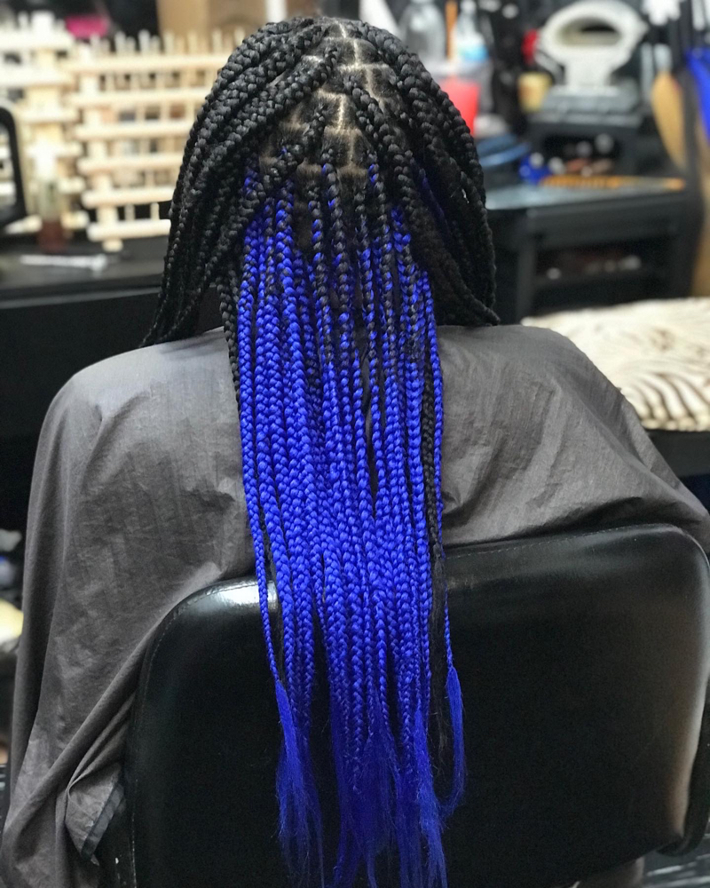 Knotless Medium Braids