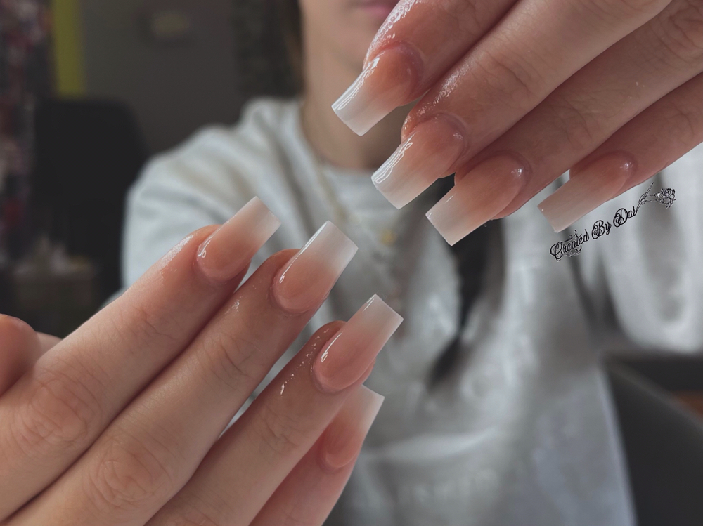 Medium French/Ombre/Marble