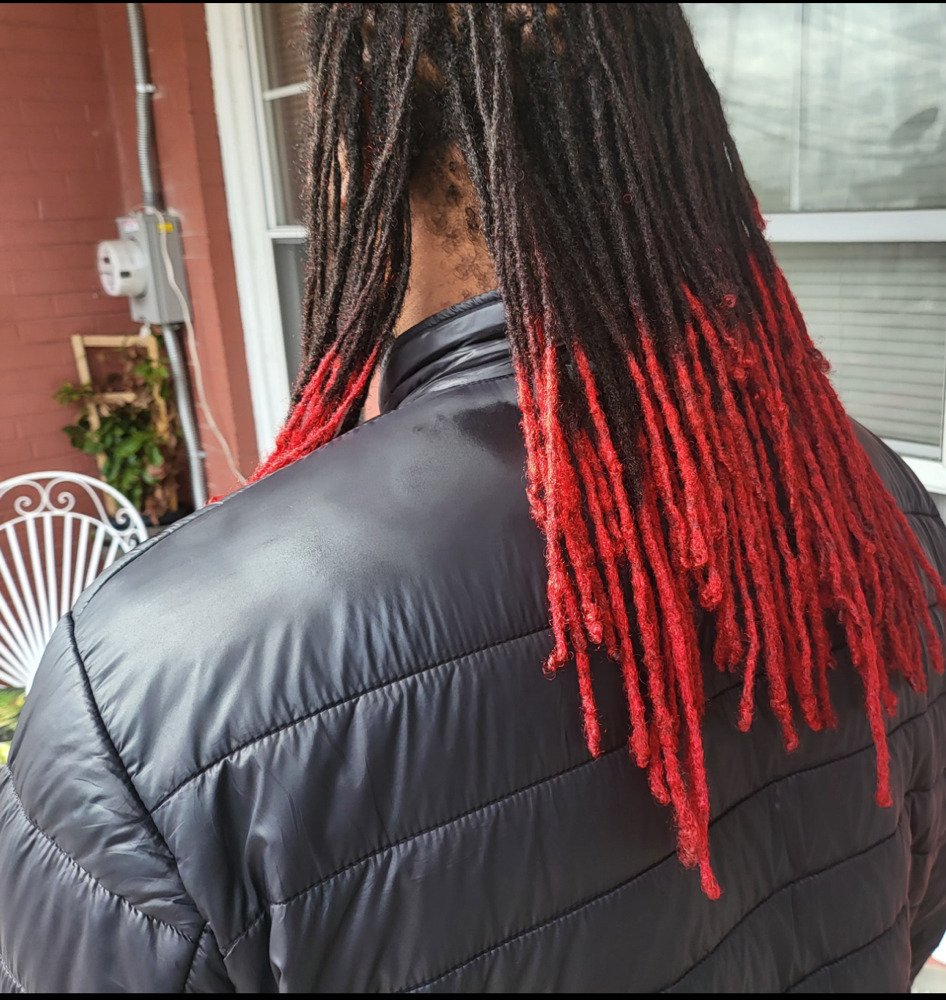 Partial Color On Locs Double Proces