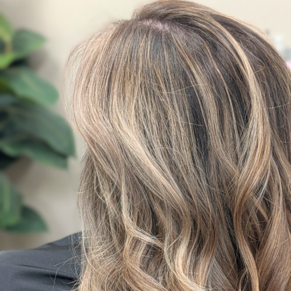 Full Highlight at Blue Abstract Hair Salon in Rockwall, TX