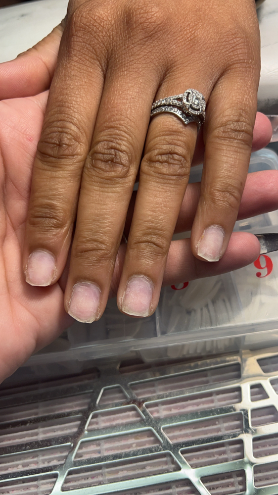 Soak Off Of Acrylic Is Extra$ at PrettyP Nailz in Sandusky, OH