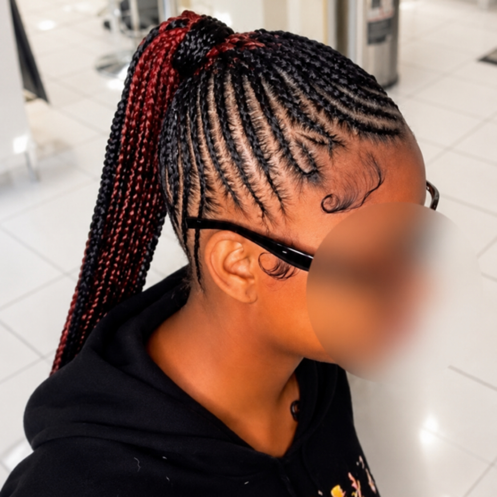 Small Braided Ponytail at Monique Massie in Wilkinsburg, PA