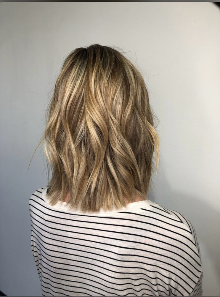 Color, Full Highlight And Blow-Dry