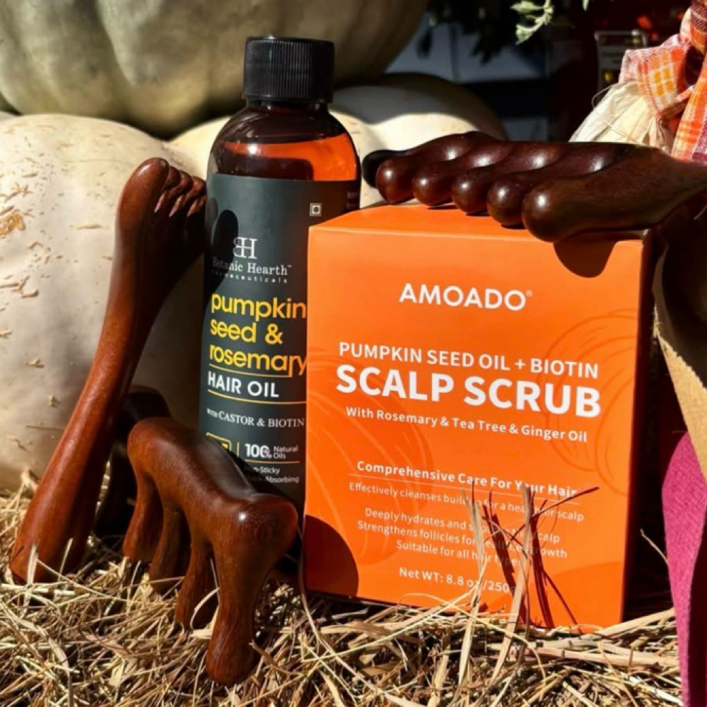 Pumpkin Scalp Scrub Treatment at Raechal’s Beauty Co. in Camphill, PA