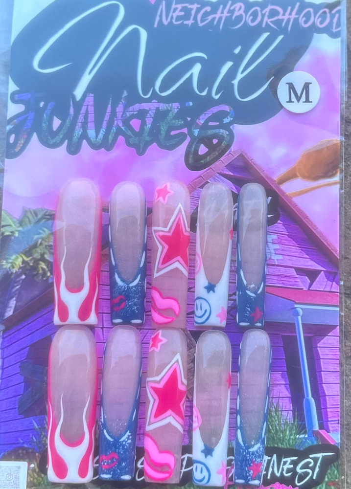 Press On Application at Itz Da NAILS 4 Me in Vicksburg, MS
